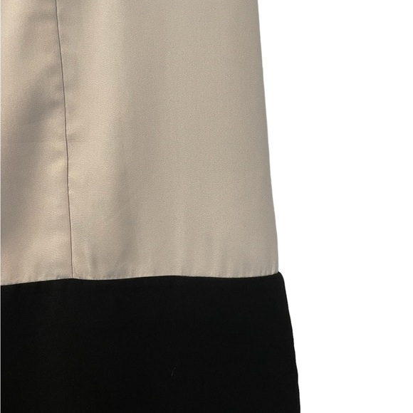 H&M Two Tone Cream and Black Shift Dress Size 2 - Picture 4 of 5